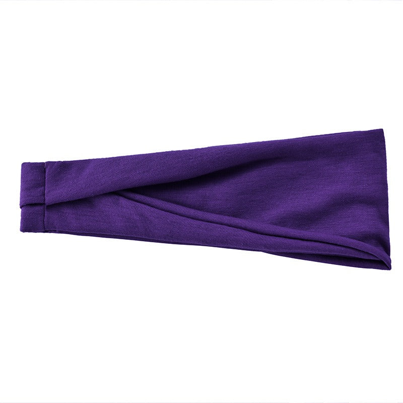 Sports headband women's yoga headband men's running headband sweat absorbing headscarf