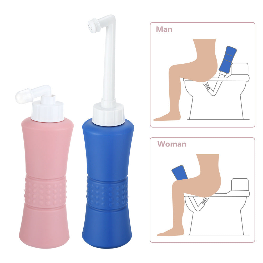 500ml Portable Cleaning Irrigator Female Private Parts Maintenance Personal Hygiene Gynecological Cleaning Protective Equipment