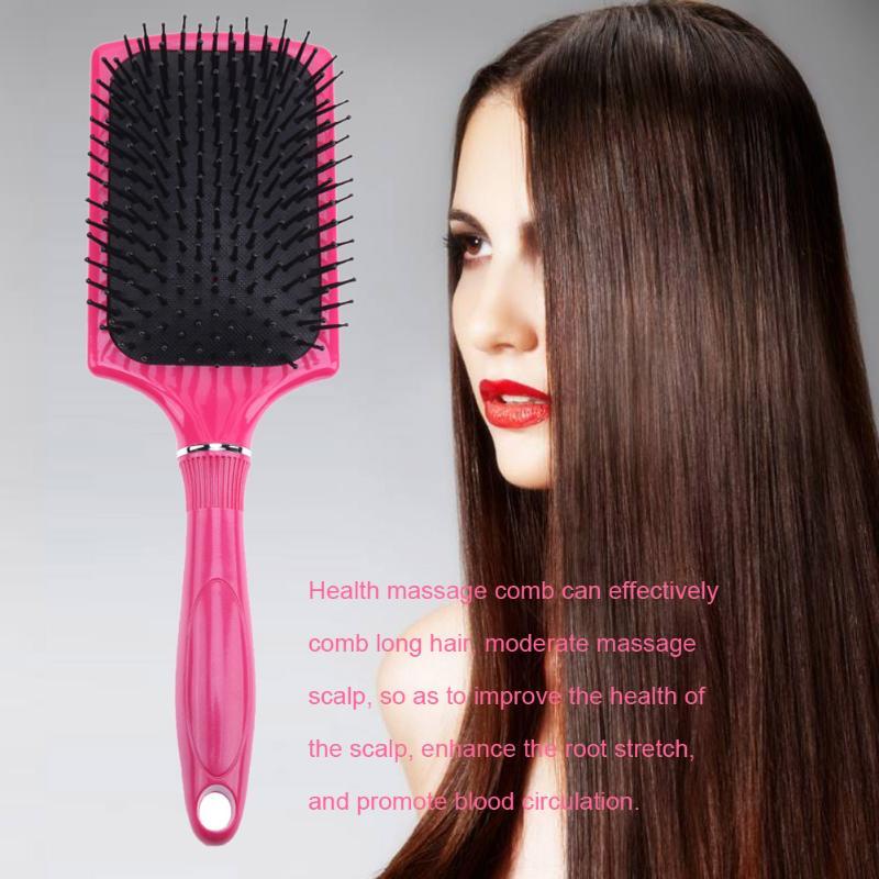 Hair Massage Comb Hairbrush Bristle&Nylon Women Wet Curly Hair Brush for Salon Hairdressing Styling Tools