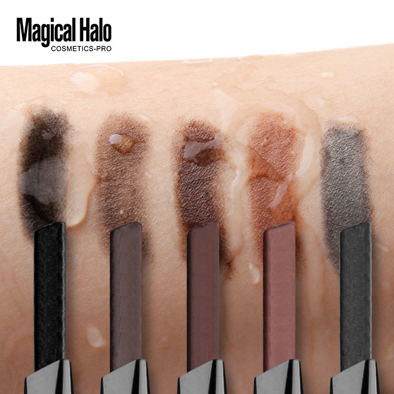Magical Halo Automatic Eyebrow Pencil With Brush Eyebrow Enhancer Double-end Rotatable Long Lasting Eye Brow Pen Makeup Tools