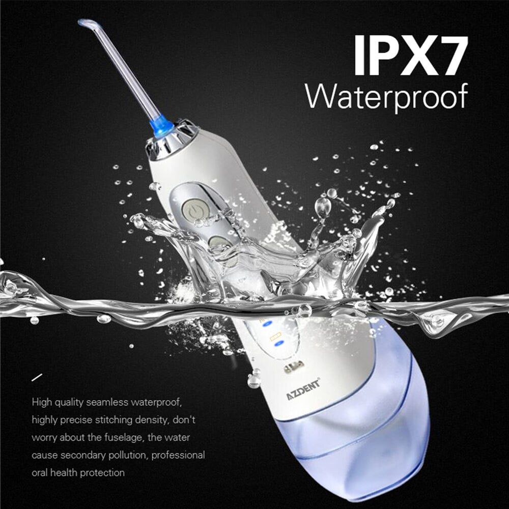 3 Modes Cordless Oral Irrigator Portable Water Dental Flosser USB Rechargeable Water Jet Floss Tooth Pick 5 Jet Tips 300ml