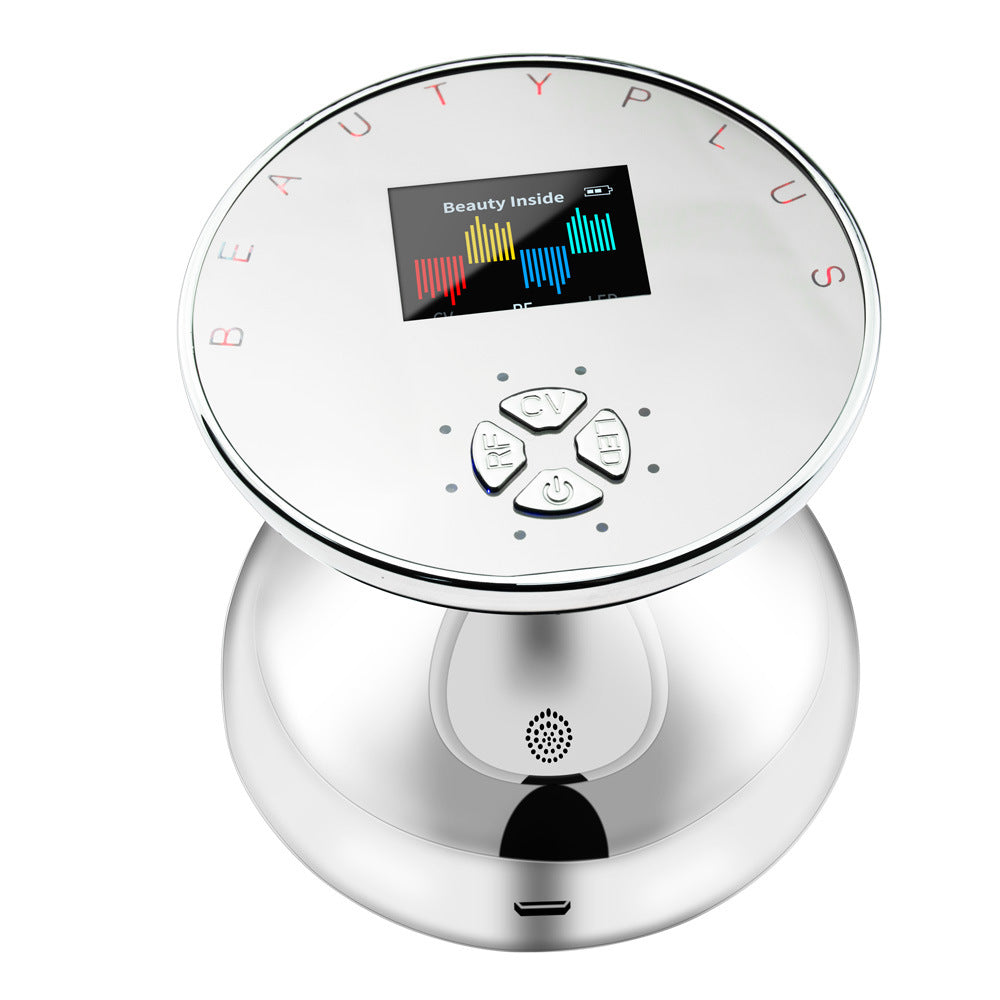 RF Beauty Instrument Shaping Slimming Ultrasonic Color Light Micro Current Slimming Household Fat Explosion Instrument Beauty Instrument