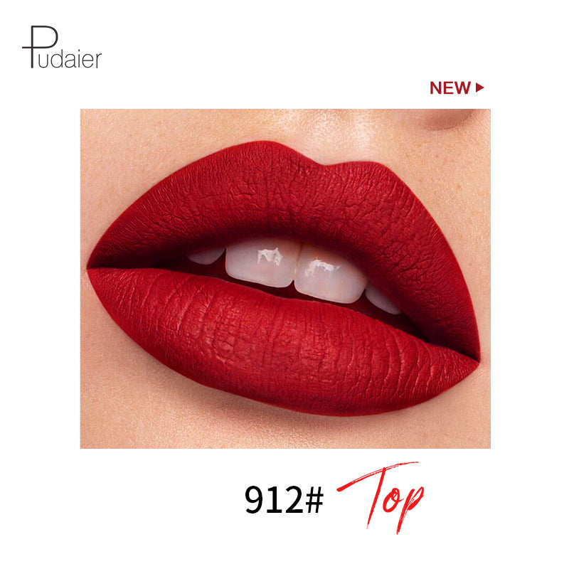 Pudaier 18 Color Mini Capsule Lip Glaze Velvet Fog Color Non-Stick Cup Smooth Matte