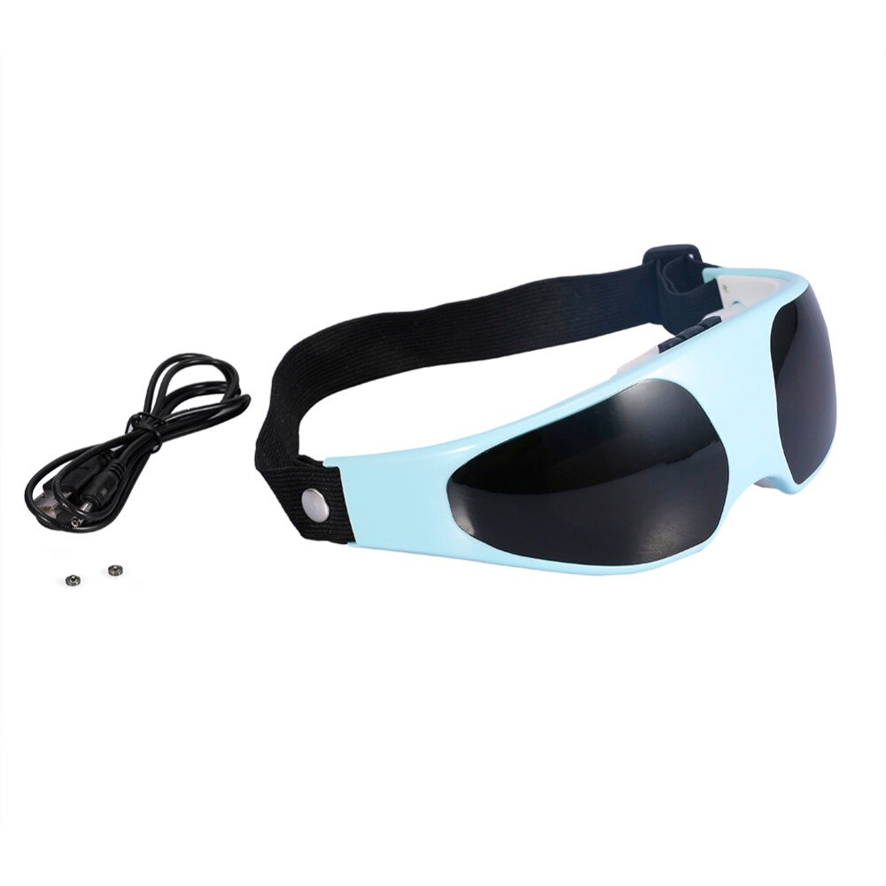 Electric Eye Massager Relieve Fatigue Migraine Anti Myopia Magnetic Therapy Massage Ease Eye Bag Head Forehead Eyepatch Massage