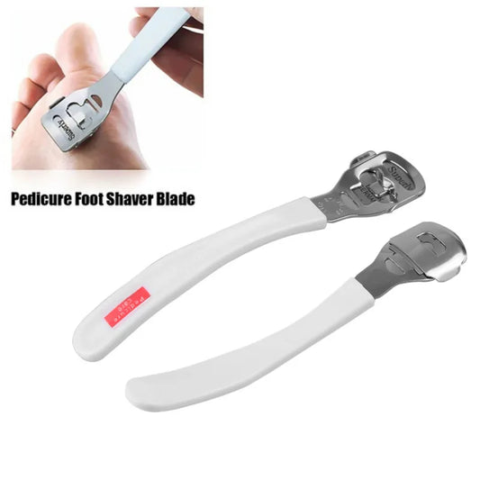 Stainless Steel Callous Knife Feet Dead Hard Skin Cutter Remover Foot Care Scraping Cuticle Knife Shaver Pedicure Tool