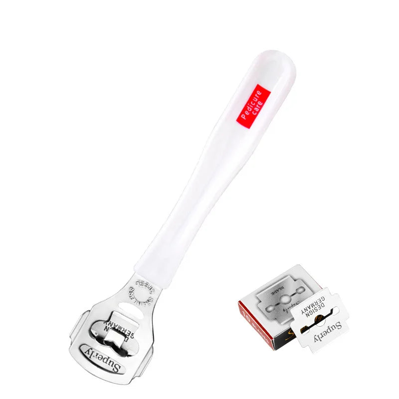 Stainless Steel Callous Knife Feet Dead Hard Skin Cutter Remover Foot Care Scraping Cuticle Knife Shaver Pedicure Tool