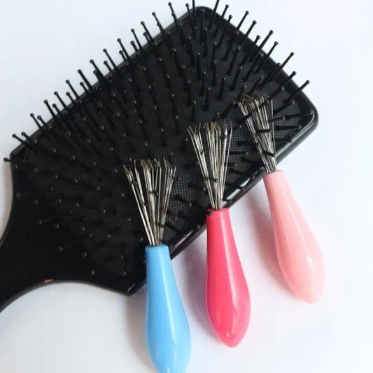 Mini Hair Brush Combs Cleaner Magic Handle Tangle Shower Salon Styling Tamer Tool