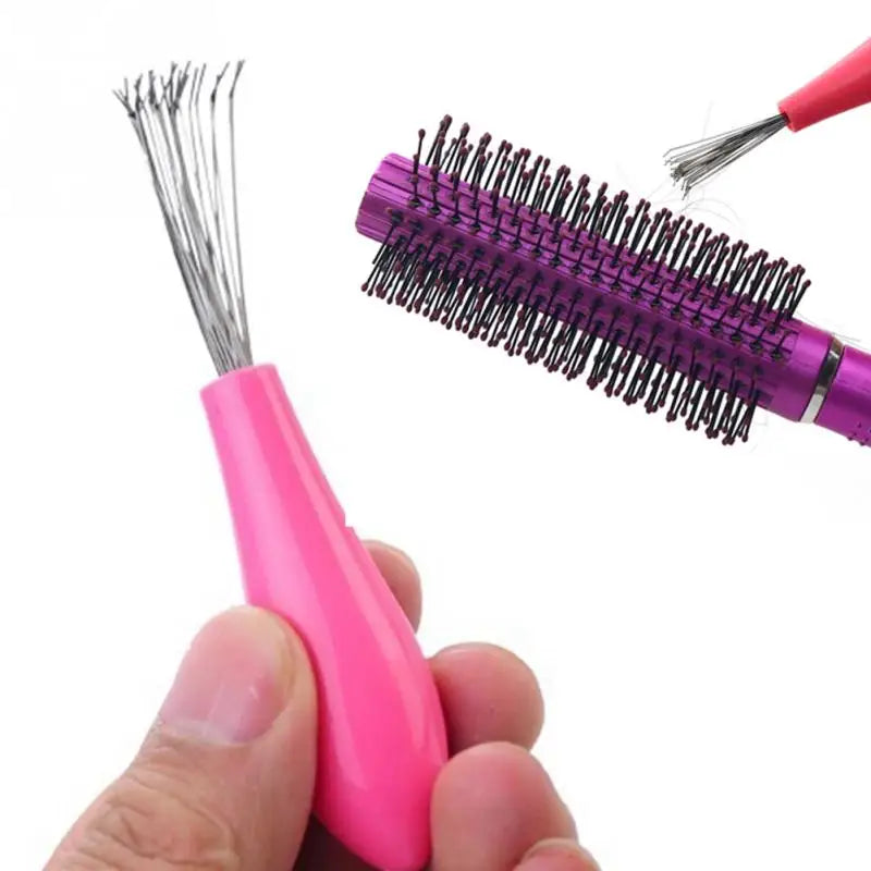 Mini Hair Brush Combs Cleaner Magic Handle Tangle Shower Salon Styling Tamer Tool