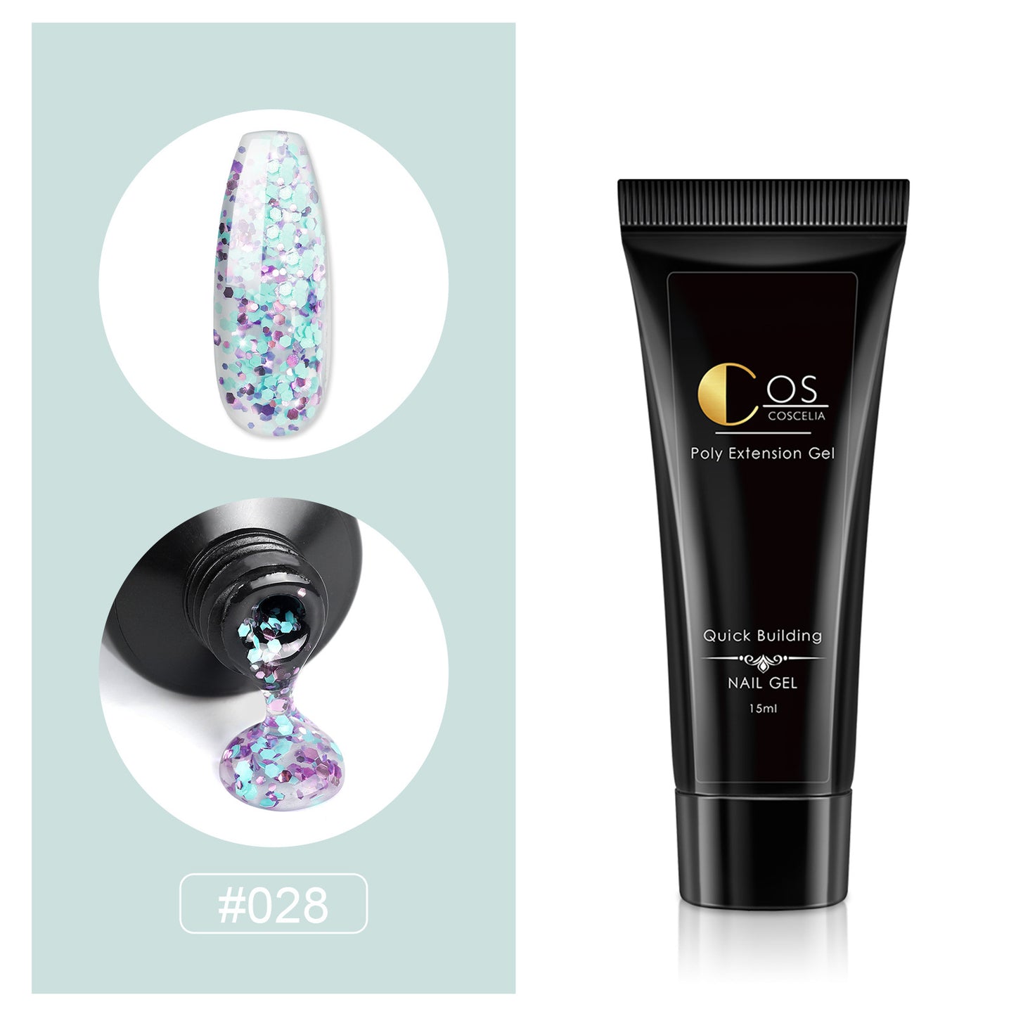 Painless Crystal Extension Glue UV Solid Paper-Free Fast Extension Crystal Glue Flash Nail Phototherapy Crystal Glue