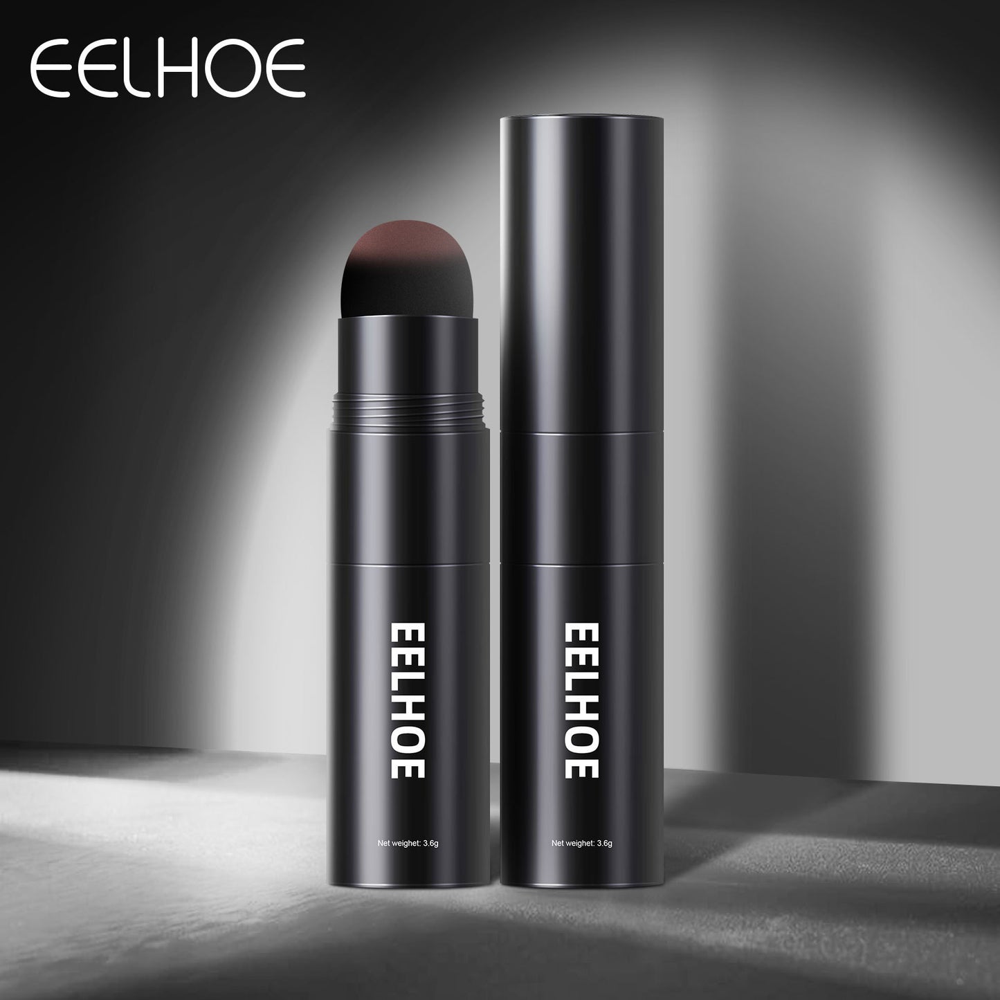 EELHOE Men's Hairline Repair Shadow Powder Eyebrow Powder Replacement Hairline Modification Eyebrow Printing Portable Hairline