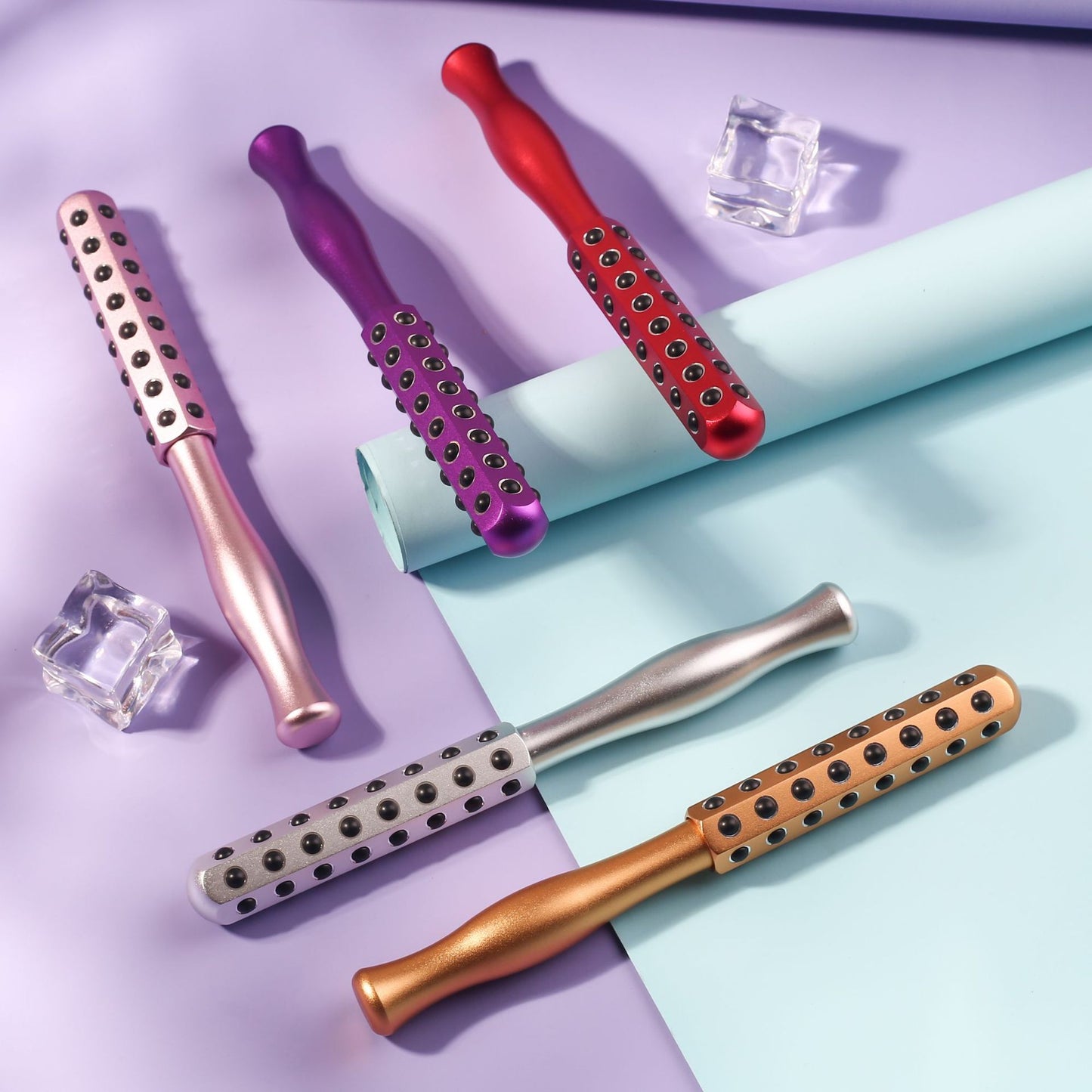 48 Germanium Grain Beauty Stick Facial Lifting And Tightening Massager Household Manual Facial Beauty Device