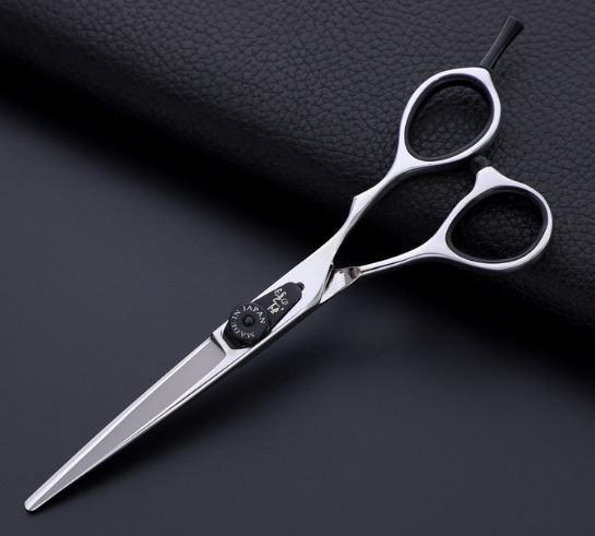 Professional Japan 440c 6 & 5.5 inch rainbow cut hair scissors set cutting shears thinning barber scissor hairdressing scissors