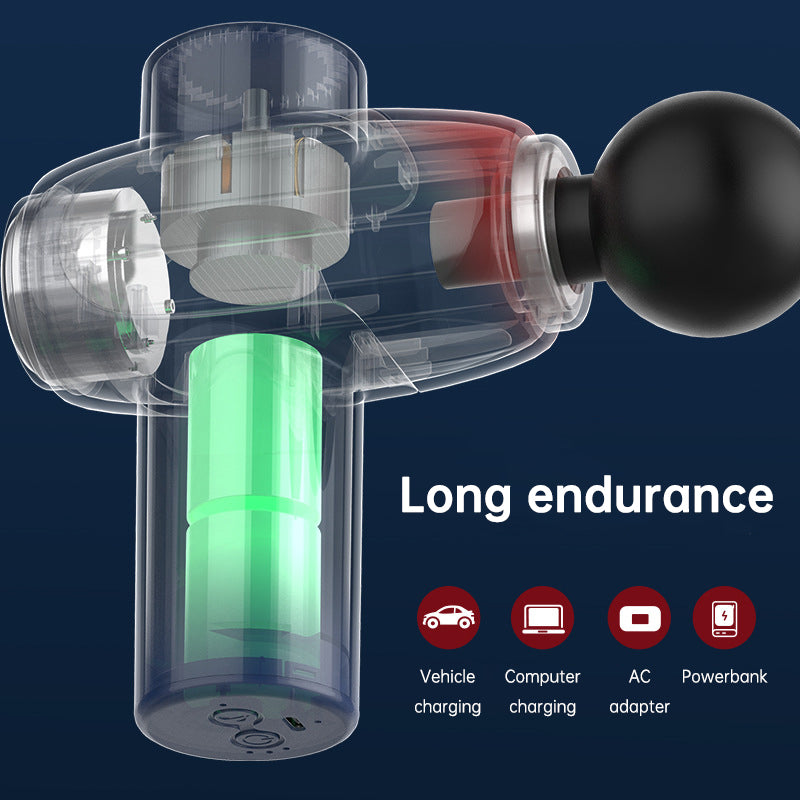 CP-F10 fascia gun muscle massager cervical muscle relaxer electric menstrual gun leg electric