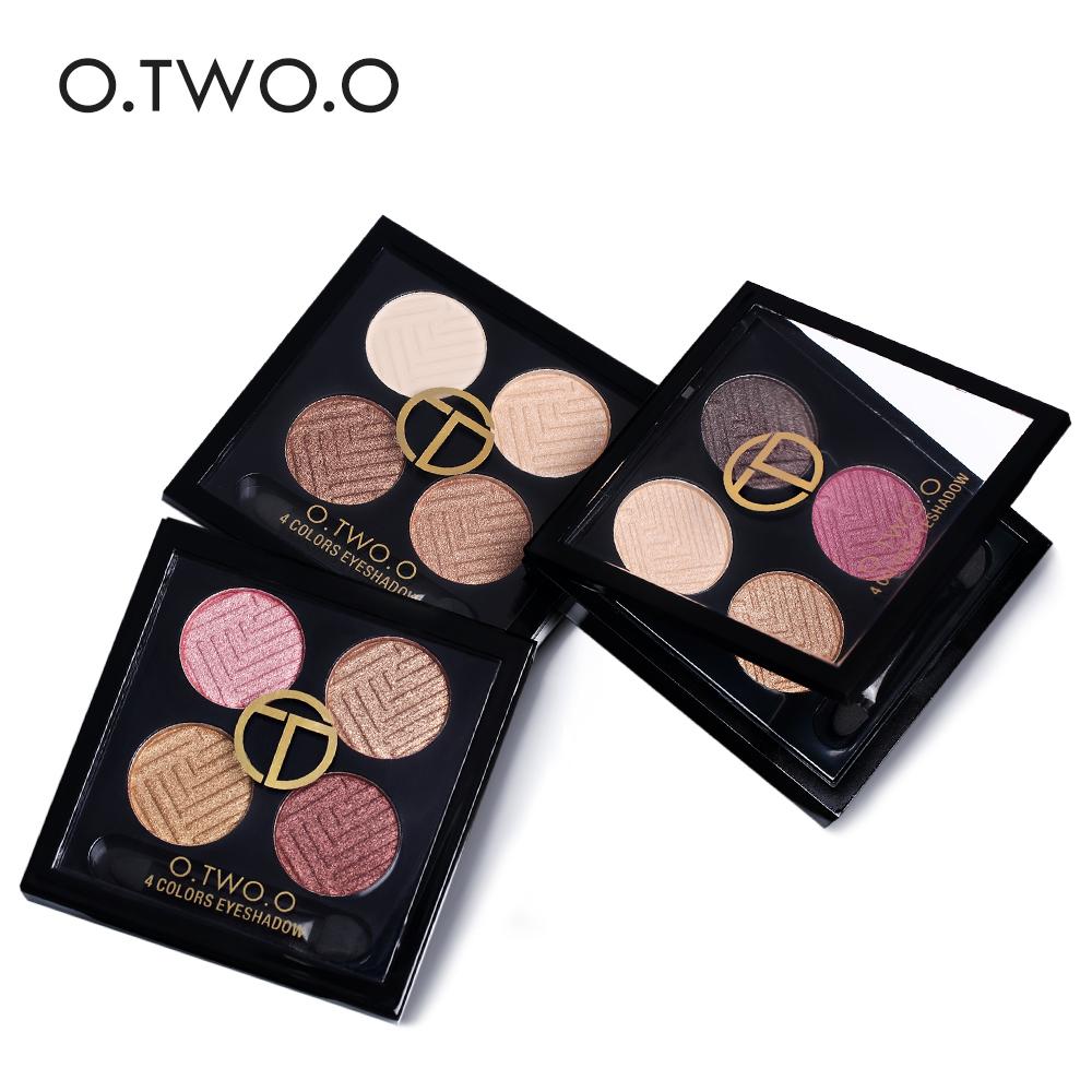 O.TWO.O 4colors Eyeshadow Makeup long lasting Eye shadow Colors Eyeshadow Palette Matte Diamond Glitter