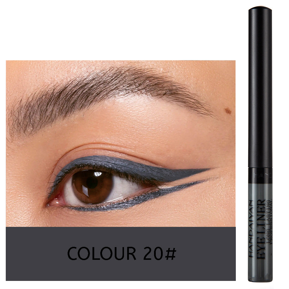HANDAIYAN 12 Color Matte Color Liquid Eyeliner Long Lasting Non-Smudge Liquid Eye Shadow