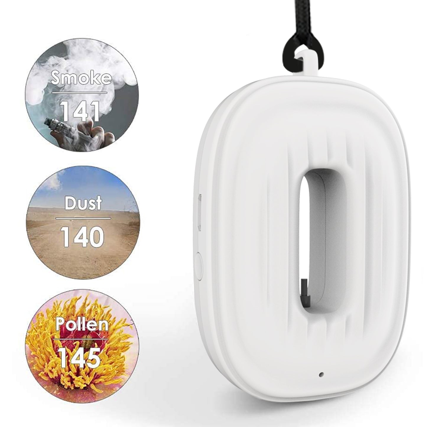 Portable Air Purifier Portable Negative Ion Neck Necklace Small Oxygen Bar Car Purifier