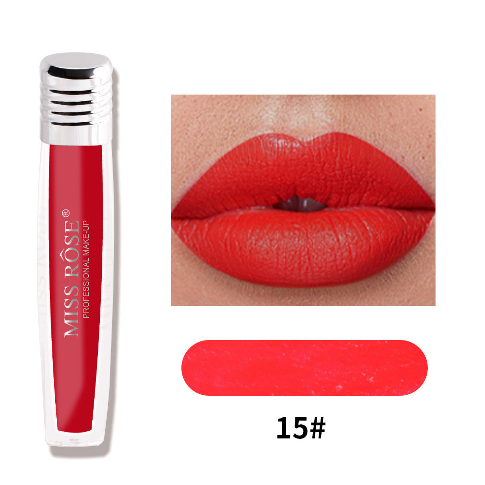 Candy Pearl Lip Gloss Liquid Matte Lip Gloss Without Color Loss And Non-Sticky Cup Velvet Lip Glaze