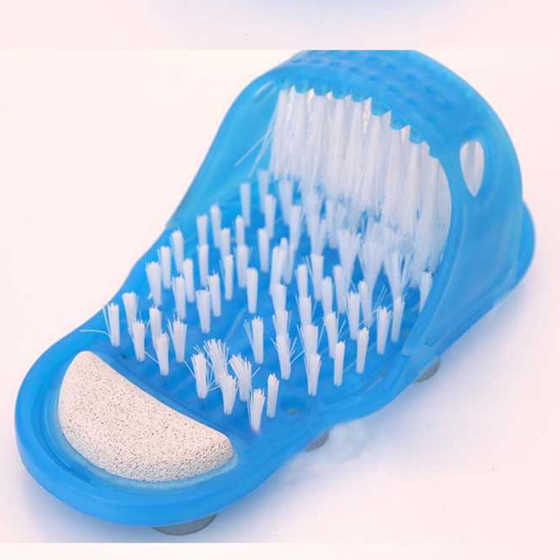 Easy Feet Foot Cleaner Bathroom Massanger Slipper Bath Shoe Pumice Stone Easyfeet Foot Scrubber Spa Shower Brush Foot Care Tool