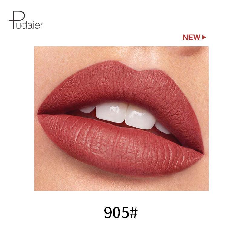 Pudaier 18 Color Mini Capsule Lip Glaze Velvet Fog Color Non-Stick Cup Smooth Matte