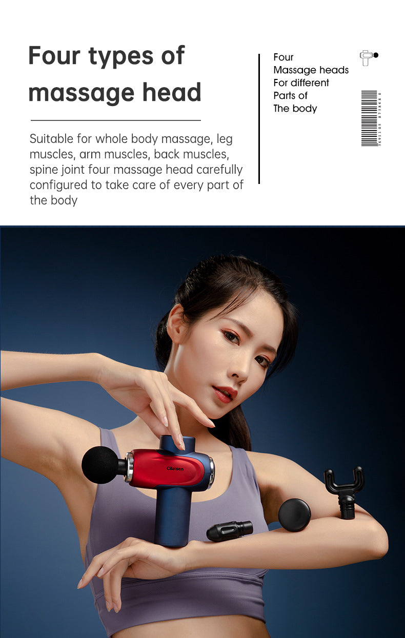 CP-F10 fascia gun muscle massager cervical muscle relaxer electric menstrual gun leg electric