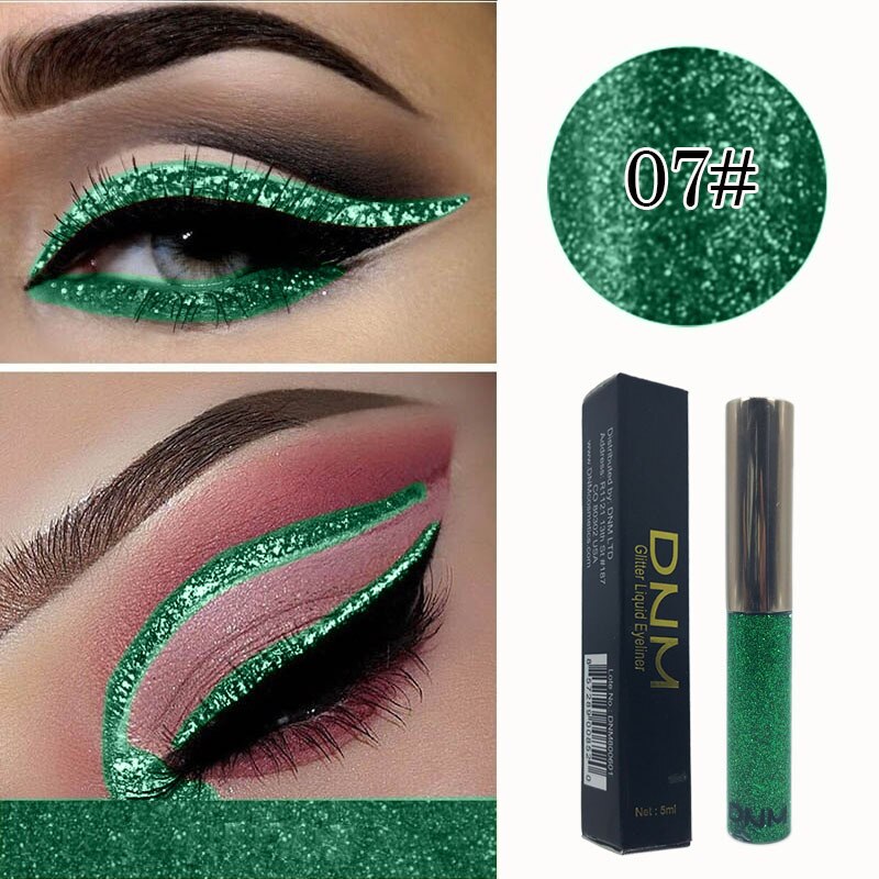 16 Colours Shiny Pearlescent Metallic Eyeliner Eyeshadow Pen Glitter Matte Liquid Eyeliner Waterproof Lasting Maquiagem TSLM1