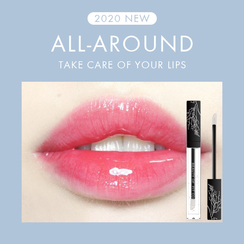 Fit Colors Transparent Lip Oil Glass Lip Gloss Colorless Lip Gloss Lasting Moisturizing Moisturizing Superposition Liquid