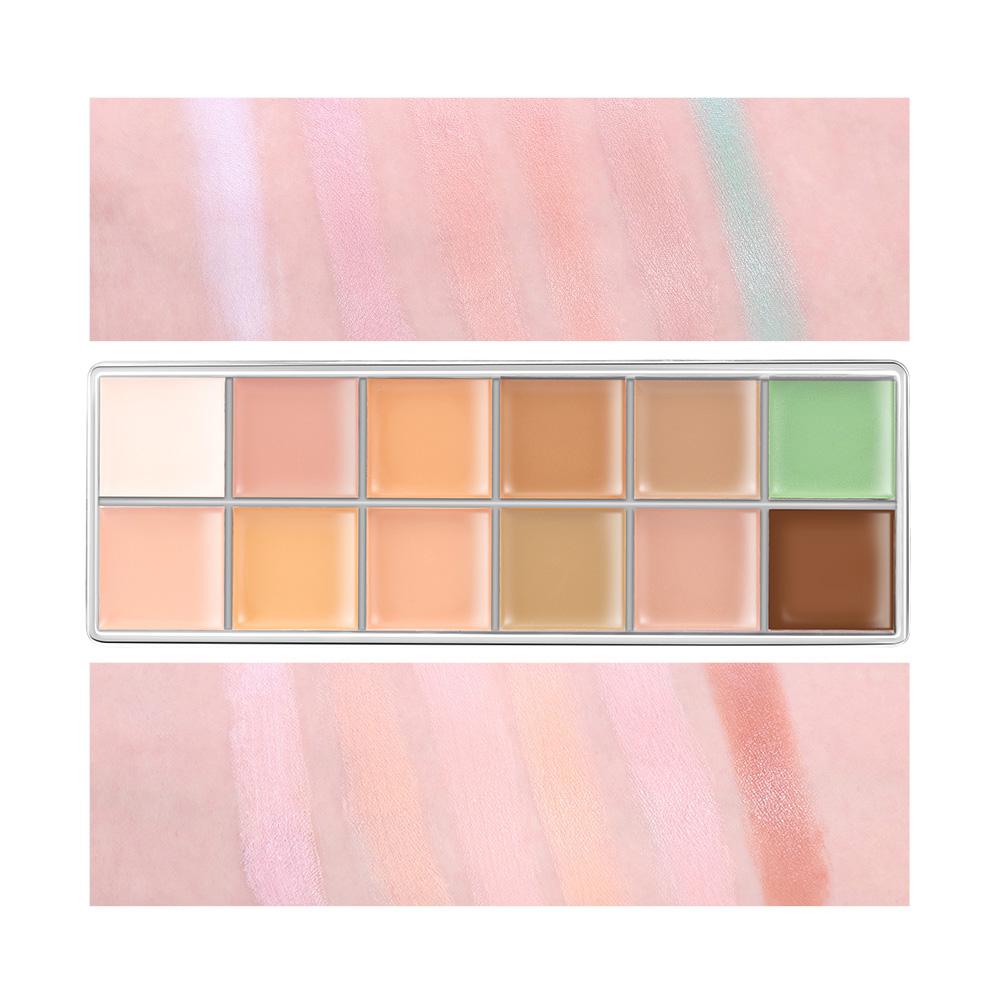 O.TWO.O Paleta De Corretivo Profissional 12 Colors Cosmetic Camouflage Concealer Palette Face Makeup