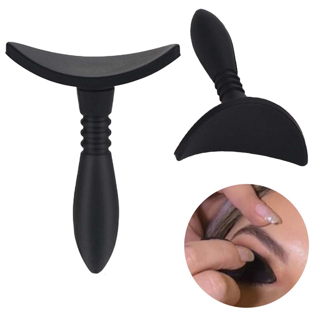 High Quality  Lazy Silicon Eye Shadow Stamp Crease Eyeshadow Stamp Glittering Lazy Applicator Silicon Eyeshadow Seal Makeup Tools