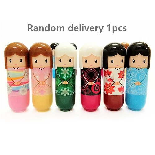 Romantic bear pomade Peel-off Waterproof long lasting Lip Gloss tint baton eosed balm lipsticks Long Lasting Makeup wow lips x1