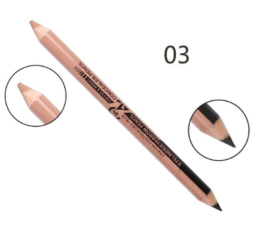 Menow 12PCS Concealer&eyebrow Pencil 2 in 1 Makeup Two-head use Professional Concealers Face Powder maquiagem  P09015