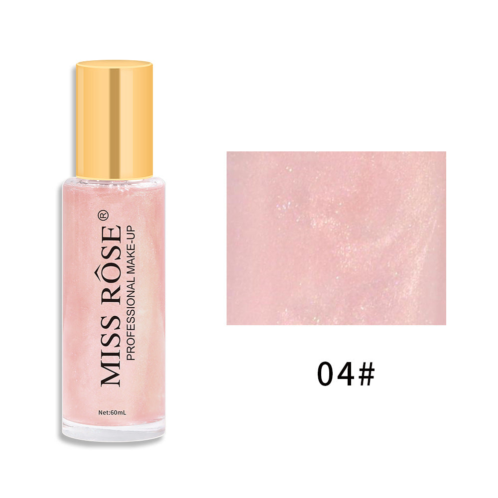 Quicksand Liquid Body Glitter Spray Waterproof Sweat Resistant Makeup Free Pearlescent Brighten And Highlight Spray