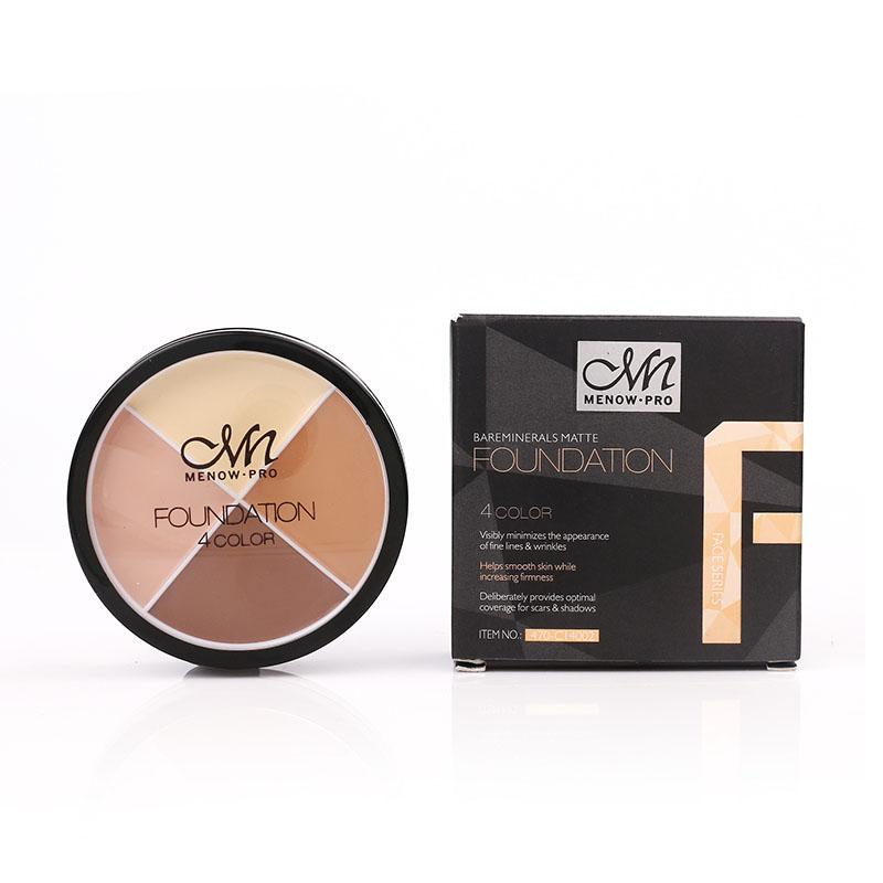 Menow 4 Colors Brand Makeup Face Concealer Cream Long Lasting Waterproof Camouflage Concealer Palette C14002