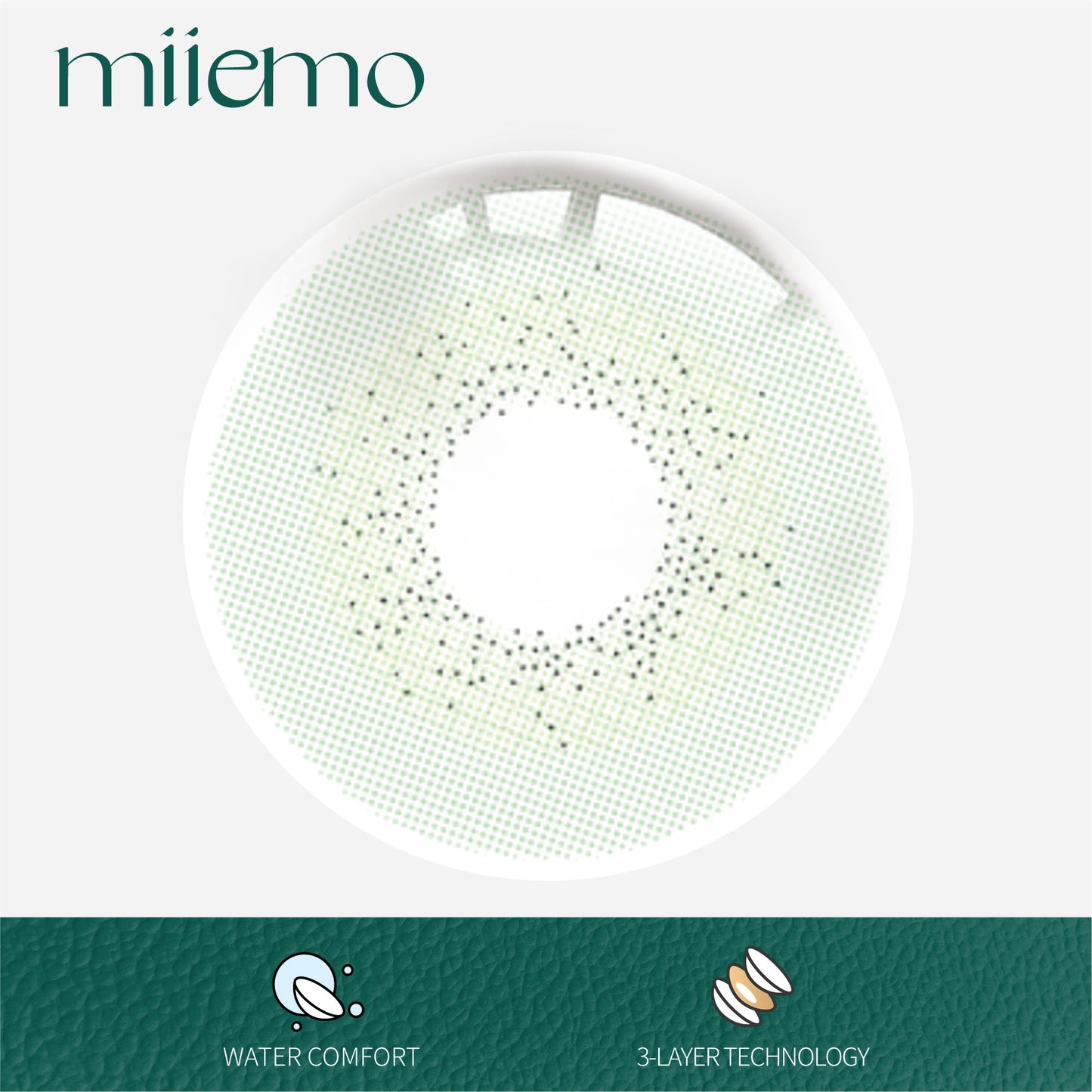 1Pair FDA Certificate Eyes Beautiful Pupil Colorful Girl Cosplay Contact Lenses  PHALAENOPSIS GREEN