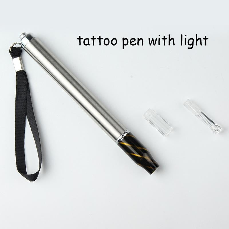 Microblading 3D Pen With LED Light Multifunction Needle Blade Manual Tattoo Machine For Permanent Makeup Eyebrow Munsu Tebori