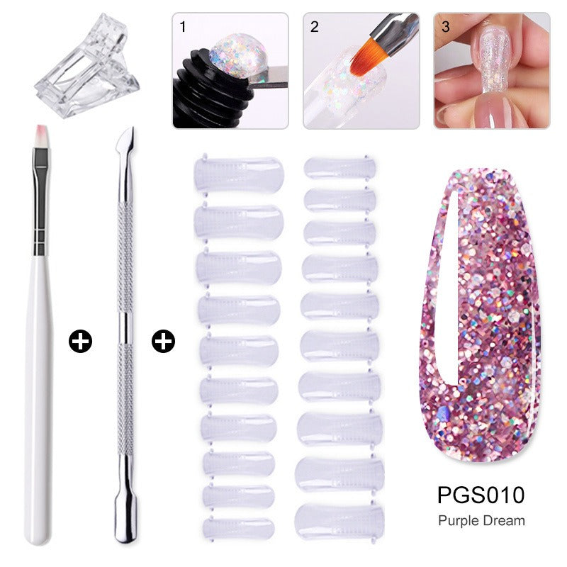 Nail Enhancement Crystal Extension Gel Tool Set Fast Extension Crystal Model Gel Uv Phototherapy Gel