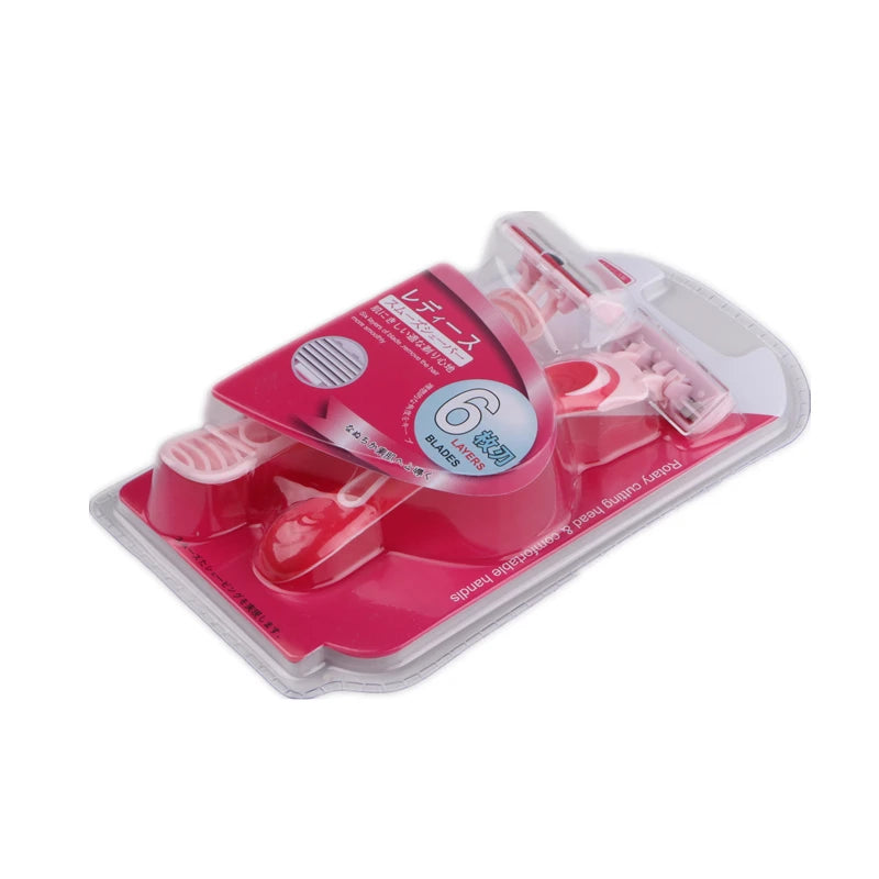 Female Safety Razor For Bikini Body Face Underarm Hair Removal