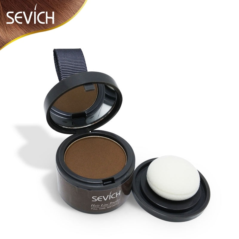 Makeup Hair Line Shadow Powder Eyebrow Powder Extract Easy to Wear Make Up neat symmetry hairline with Mirror Puff Fibers
