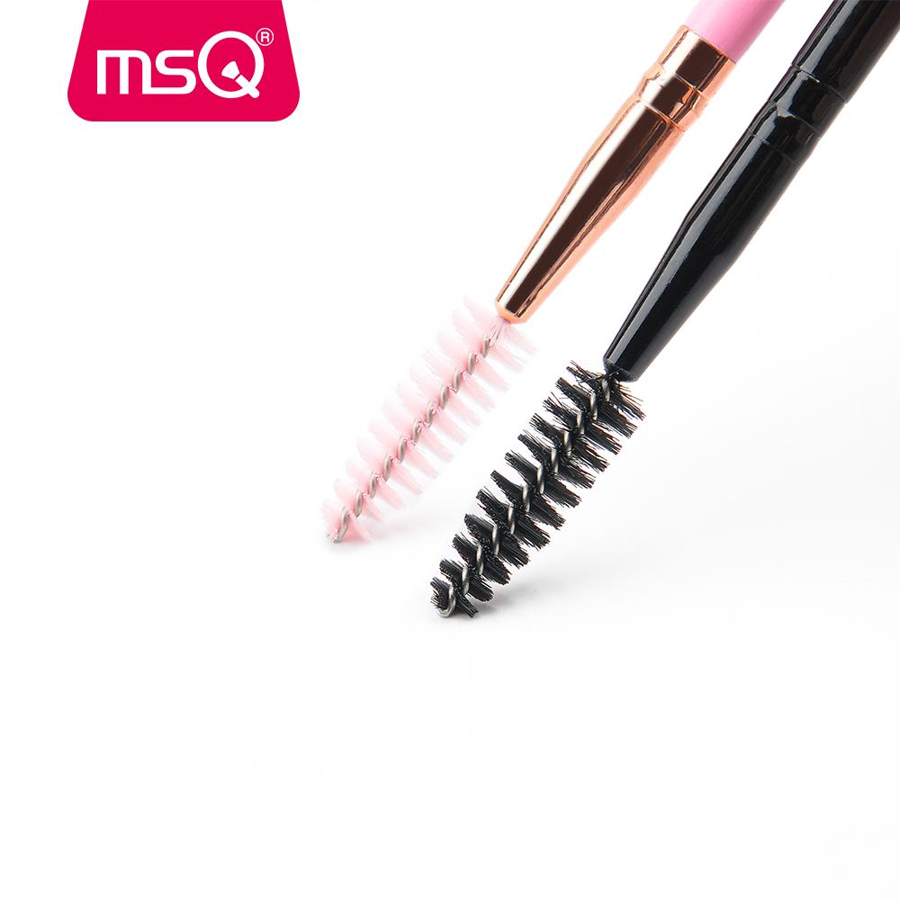 MSQ Makeup Brush Eyeliner Eyebrow Brush Double End Make Up Brushes Beauty Makeup Tool