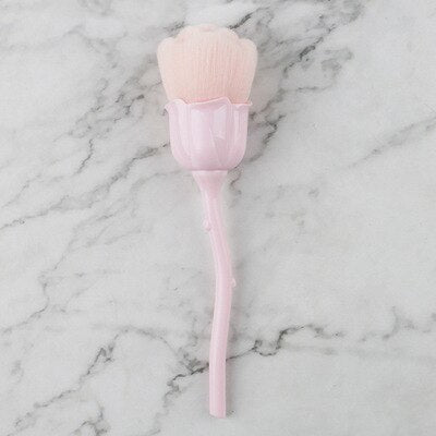 Flower Nail Brush For Manicure Rose Nail Art Brush Nail Accesories Tools Popular Round Small Gel polish Dust Cleaning Brushes