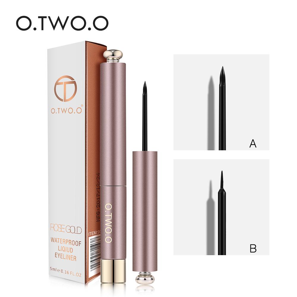 O.TWO.O Liquid Eyeliner Pen Black Beauty Cat Style 24 Hours Long-lasting Waterproof Makeup Cosmetic Tool