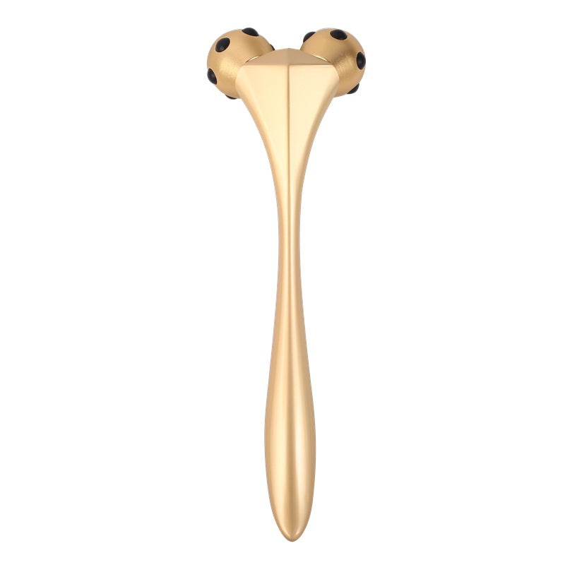 3D Roller Home Facial Lifting Germanium Grain Beauty Stick Aluminum Alloy Negative Ion Roller Facial Massager