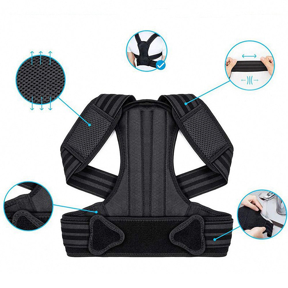 Department Posture Correction Belt Breathable High And Low Shoulder Anti-Hunchback Correction Belt Children Adult Sitting Posture Corrector