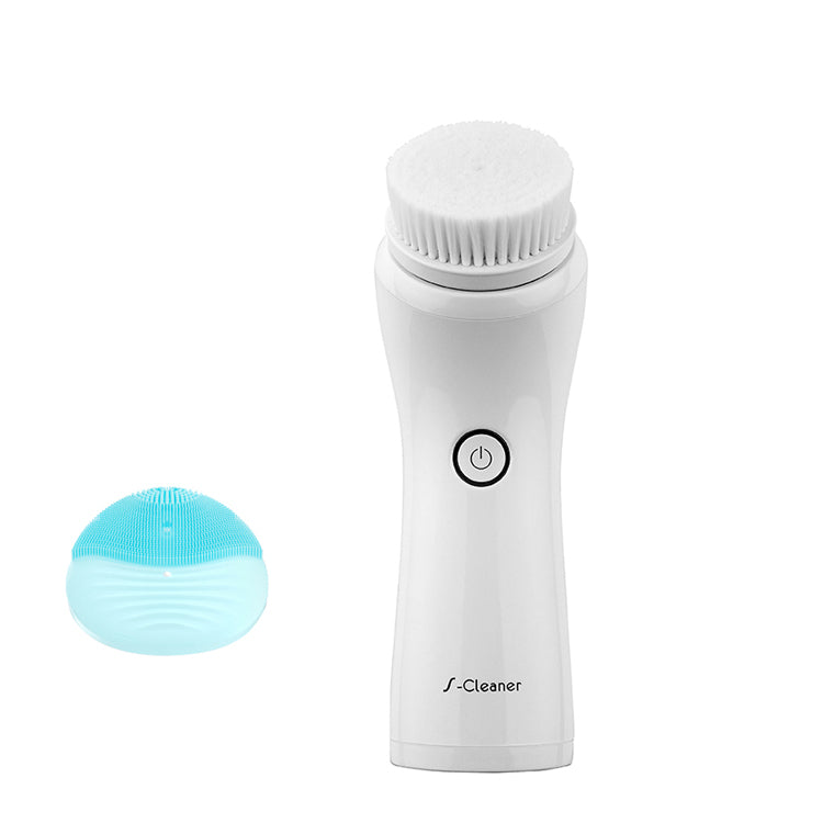 New Electric Face Wash Brush Silicone Face Pore Cleaning Artifact Portable Ultrasonic Cleansing Brush Face Wash Instrument