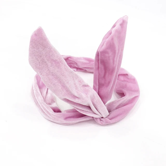 Fabric butterfly knot headband cute rabbit ear headdress headband and headband