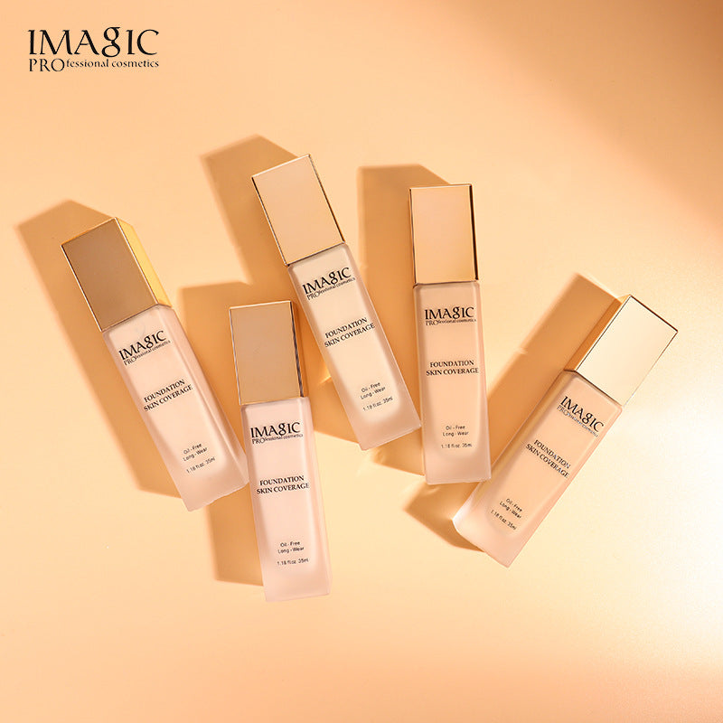 IMAGIC Small Golden Cover Liquid Light And Moisturizing Concealer Brightening Waterproof And Oil-Controlling Makeup