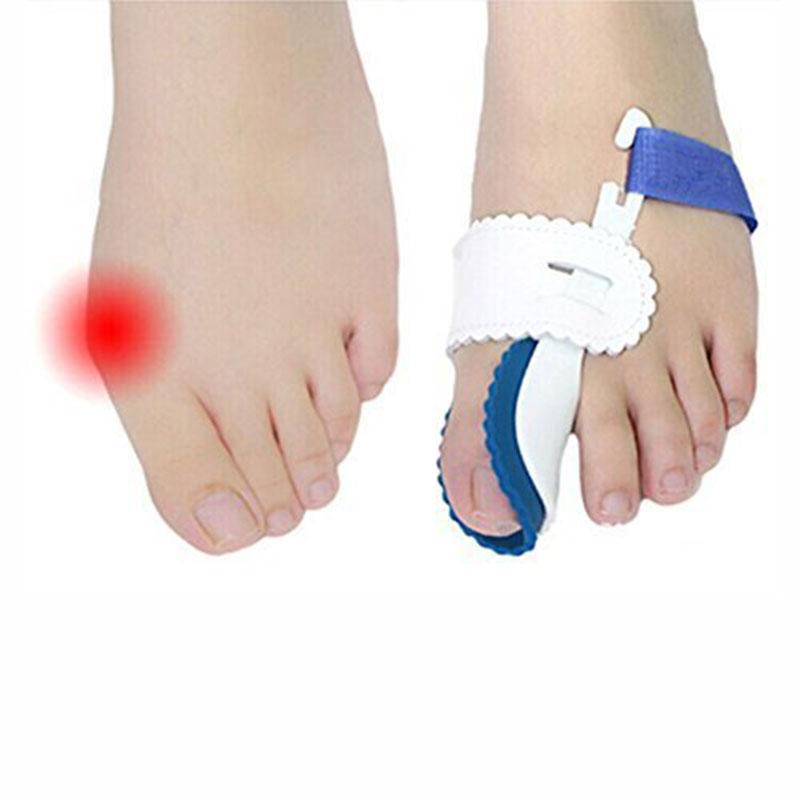 2Pcs Big Toe Separator Corrector Straightener Bunion Splint Toe Straightener Foot Pain Relief Hallux Valgus Feet Care