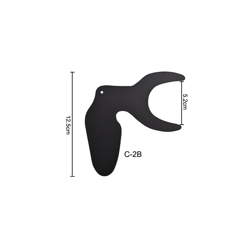 Dental orthodontic black background plate Intraoral photography background plate