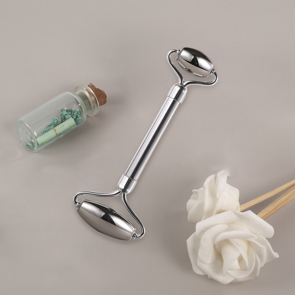 303 Stainless Steel Roller Massage Stick Face Lift Firming Massager V-Shaped Face-Lift Stainless Steel Massage Rollers