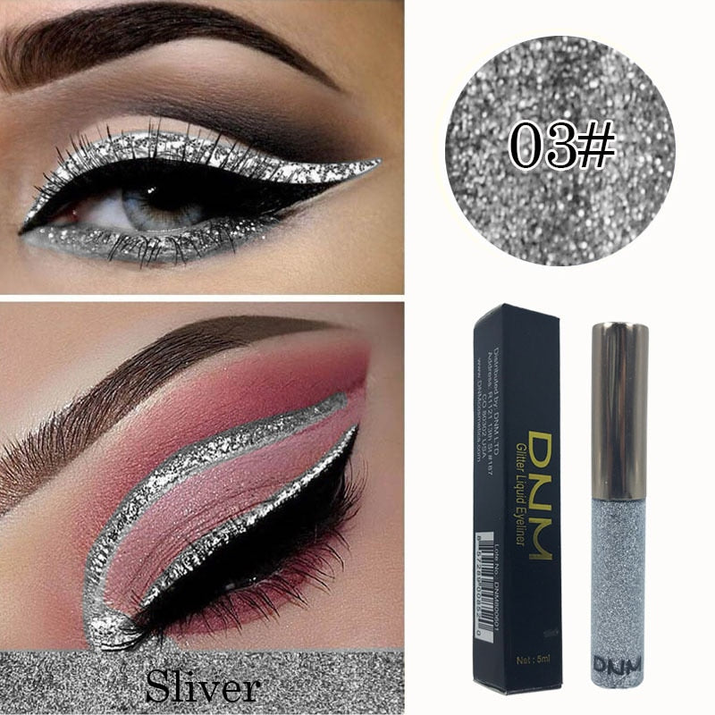 16 Colours Shiny Pearlescent Metallic Eyeliner Eyeshadow Pen Glitter Matte Liquid Eyeliner Waterproof Lasting Maquiagem TSLM1