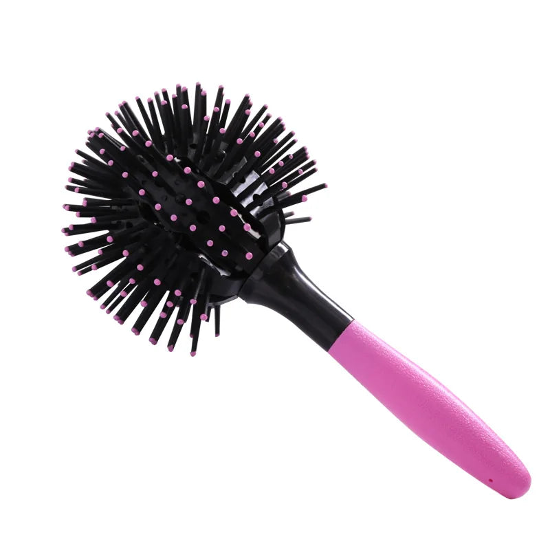 3D Round Hair Brushes Comb Salon make up 360 degree Ball Styling Tools Magic Detangling Hairbrush Heat Resistant Hair Comb